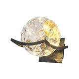 Maxbell Modern Wall Lamp Accessories Centerpiece LED for Hallway Home Decor Basement Black