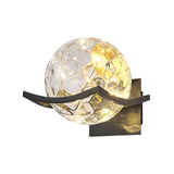 Maxbell Modern Wall Lamp Accessories Centerpiece LED for Hallway Home Decor Basement Black