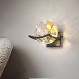 Maxbell Modern Wall Lamp Accessories Centerpiece LED for Hallway Home Decor Basement Black