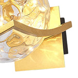 Maxbell Modern Wall Lamp Accessories Centerpiece LED for Hallway Home Decor Basement Golden