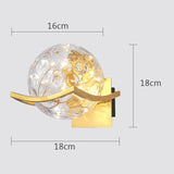 Maxbell Modern Wall Lamp Accessories Centerpiece LED for Hallway Home Decor Basement Golden