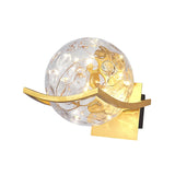 Maxbell Modern Wall Lamp Accessories Centerpiece LED for Hallway Home Decor Basement Golden