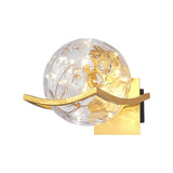 Maxbell Modern Wall Lamp Accessories Centerpiece LED for Hallway Home Decor Basement Golden