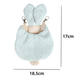 Maxbell Small Animal Hammock Bed Comfortable Warm for Guinea Pigs Cozy Ventilation Blue