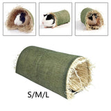 Maxbell Rabbit Tunnel Pet Interactive Toy Hideout Play Toy for Hamster Hedgehog Rat S 20cmx20cm