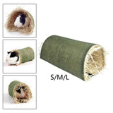 Maxbell Rabbit Tunnel Pet Interactive Toy Hideout Play Toy for Hamster Hedgehog Rat S 20cmx20cm