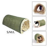 Maxbell Rabbit Tunnel Pet Interactive Toy Hideout Play Toy for Hamster Hedgehog Rat S 20cmx20cm