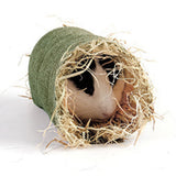 Maxbell Rabbit Tunnel Pet Interactive Toy Hideout Play Toy for Hamster Hedgehog Rat S 20cmx20cm