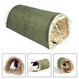 Maxbell Rabbit Tunnel Pet Interactive Toy Hideout Play Toy for Hamster Hedgehog Rat S 20cmx20cm