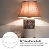 Maxbell Lamp Shade Frame Chandelier Cover Bracket for Teahouse Home Living Room Round Diameter 30cm