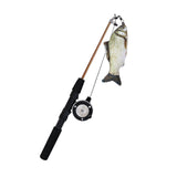 Maxbell Cat Teaser Wand Toy Adjustable Training Interactive Retractable Fishing Pole Grass Carp