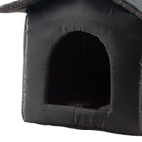Maxbell Portable Stray Cats Shelter Weatherproof Tent Outdoor Feral Cats Warm House 40cmx38cmx35cm