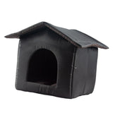 Maxbell Portable Stray Cats Shelter Weatherproof Tent Outdoor Feral Cats Warm House 40cmx38cmx35cm