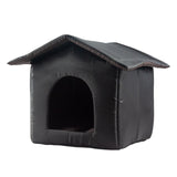 Maxbell Portable Stray Cats Shelter Weatherproof Tent Outdoor Feral Cats Warm House 40cmx38cmx35cm