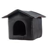 Maxbell Portable Stray Cats Shelter Weatherproof Tent Outdoor Feral Cats Warm House 40cmx38cmx35cm