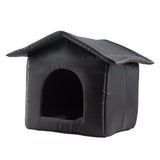 Maxbell Portable Stray Cats Shelter Weatherproof Tent Outdoor Feral Cats Warm House 40cmx38cmx35cm