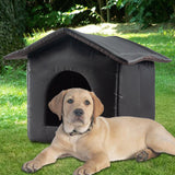 Maxbell Portable Stray Cats Shelter Weatherproof Tent Outdoor Feral Cats Warm House 40cmx38cmx35cm