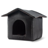 Maxbell Portable Stray Cats Shelter Weatherproof Tent Outdoor Feral Cats Warm House 40cmx38cmx35cm