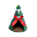 Maxbell Dog Bed Christmas Tree Shape Comfortable Washable for Relaxing L