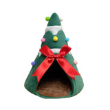 Maxbell Dog Bed Christmas Tree Shape Comfortable Washable for Relaxing L