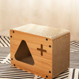 Maxbell Cat Scratching Cardboard House Scratch Protective Sofa for Indoor Cats