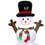 Maxbell Christmas Inflatables Outdoor Decoration with Built Lawn Lights for Home