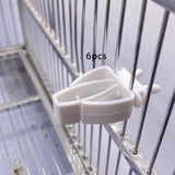 Maxbell 6x Bird Food Holder Foraging Feeding Tool for Hooking Fruit Basket