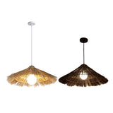 Maxbell Hand Woven Pendant Lamp Farmhouse Hanging Light Fixtures for Loft Decor Beige