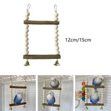 Maxbell Parrots Cage Hanging Toys Chewing Bite Small Parakeets Training Bird Swing 21cmx12cm