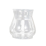 Maxbell Clear Flower Vase Container Ornament for Flower Arrangement Home Wedding 9.5cmx9cmx13cm