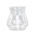 Maxbell Clear Flower Vase Container Ornament for Flower Arrangement Home Wedding 9.5cmx9cmx13cm