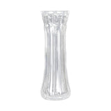 Maxbell Clear Flower Vase Container Ornament for Flower Arrangement Home Wedding 9.7cmx10cmx29.5cm