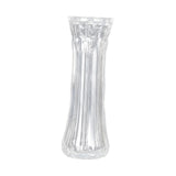 Maxbell Clear Flower Vase Container Ornament for Flower Arrangement Home Wedding 9.7cmx10cmx29.5cm