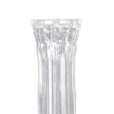 Maxbell Clear Flower Vase Container Ornament for Flower Arrangement Home Wedding 9.7cmx10cmx29.5cm