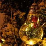 Maxbell Christmas Bulb String Light Lamp Lighting Hanging for Home Backyard Decor 6cmx9cm