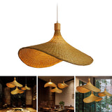 Maxbell Woven Pendant Light Retro Rattan Decoration for Dining Room Bedroom Kitchen