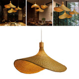 Maxbell Woven Pendant Light Retro Rattan Decoration for Dining Room Bedroom Kitchen