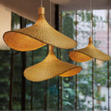 Maxbell Woven Pendant Light Retro Rattan Decoration for Dining Room Bedroom Kitchen