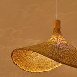 Maxbell Woven Pendant Light Retro Rattan Decoration for Dining Room Bedroom Kitchen