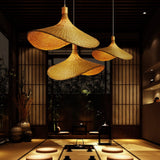 Maxbell Woven Pendant Light Retro Rattan Decoration for Dining Room Bedroom Kitchen