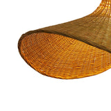 Maxbell Woven Pendant Light Retro Rattan Decoration for Dining Room Bedroom Kitchen