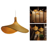 Maxbell Woven Pendant Light Retro Rattan Decoration for Dining Room Bedroom Kitchen