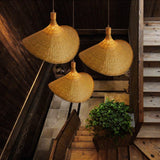 Maxbell Woven Pendant Light Retro Rattan Decoration for Dining Room Bedroom Kitchen