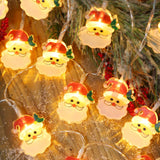 Maxbell Santa Claus Christmas String Lights Decorative for Window 1.5 meters