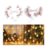 Maxbell Santa Claus Christmas String Lights Decorative for Window 1.5 meters