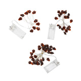 Maxbell LED Christmas String Lights Lamps Hanging Ornament for Holiday Bar Home 1M
