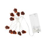 Maxbell LED Christmas String Lights Lamps Hanging Ornament for Holiday Bar Home 1M