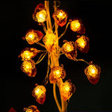 Maxbell LED Christmas String Lights Lamps Hanging Ornament for Holiday Bar Home 2M