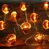Maxbell LED Christmas String Lights Lamps Hanging Ornament for Holiday Bar Home 2M