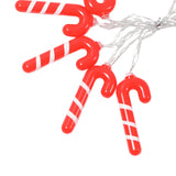 Maxbell Christmas String Lights Red Xmas Crutch Ornament for Yard Garden Party